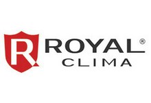 Логотип ROYAL Clima: элегантный и современный символ, представляющий бренд, специализирующийся на производстве высококачественных кондиционеров и климатической техники.